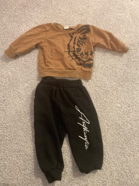 Shein baby tiger outfit, Kids 6 Month (3-6M)