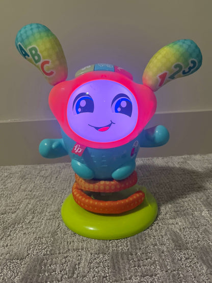 Fisher Price- DJ Bouncin beats toy - interactive light up toy.