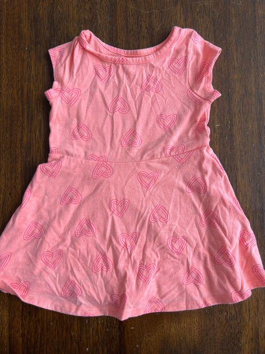 Cat and Jack 2T heart dress, Kids 2T