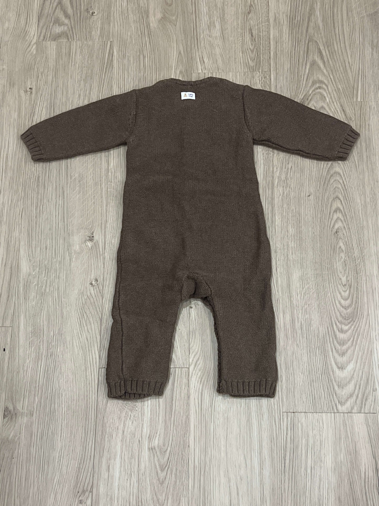 babyGAP, Brown Knit Romper, size 6-12 mos, For Boys or Girls, Gender Neutral, VGUC, Kids 9 Month (6-9M)