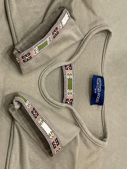 Thyme Maternity Green Top, size Small, Maternity S (4-6)