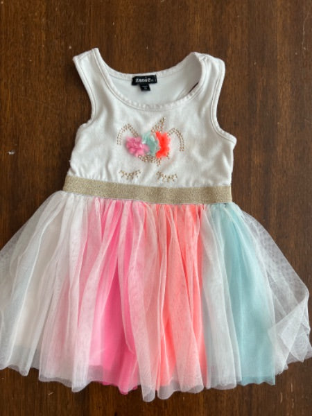 Zunie unicorn dress 4T