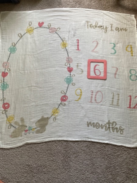 Gerber milestone blanket