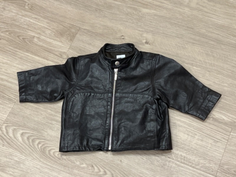 EUC, babyGAP Genuine Leather Jacket, size 12-18mos, Kids 12 Month (9-12M)