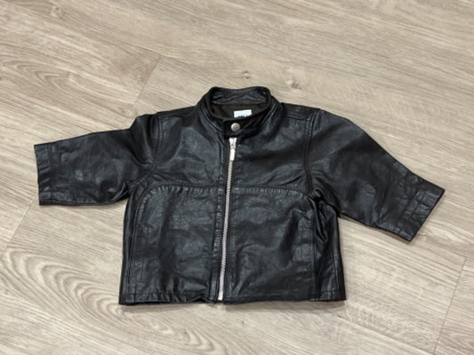 EUC, babyGAP Genuine Leather Jacket, size 12-18mos, Kids 12 Month (9-12M)