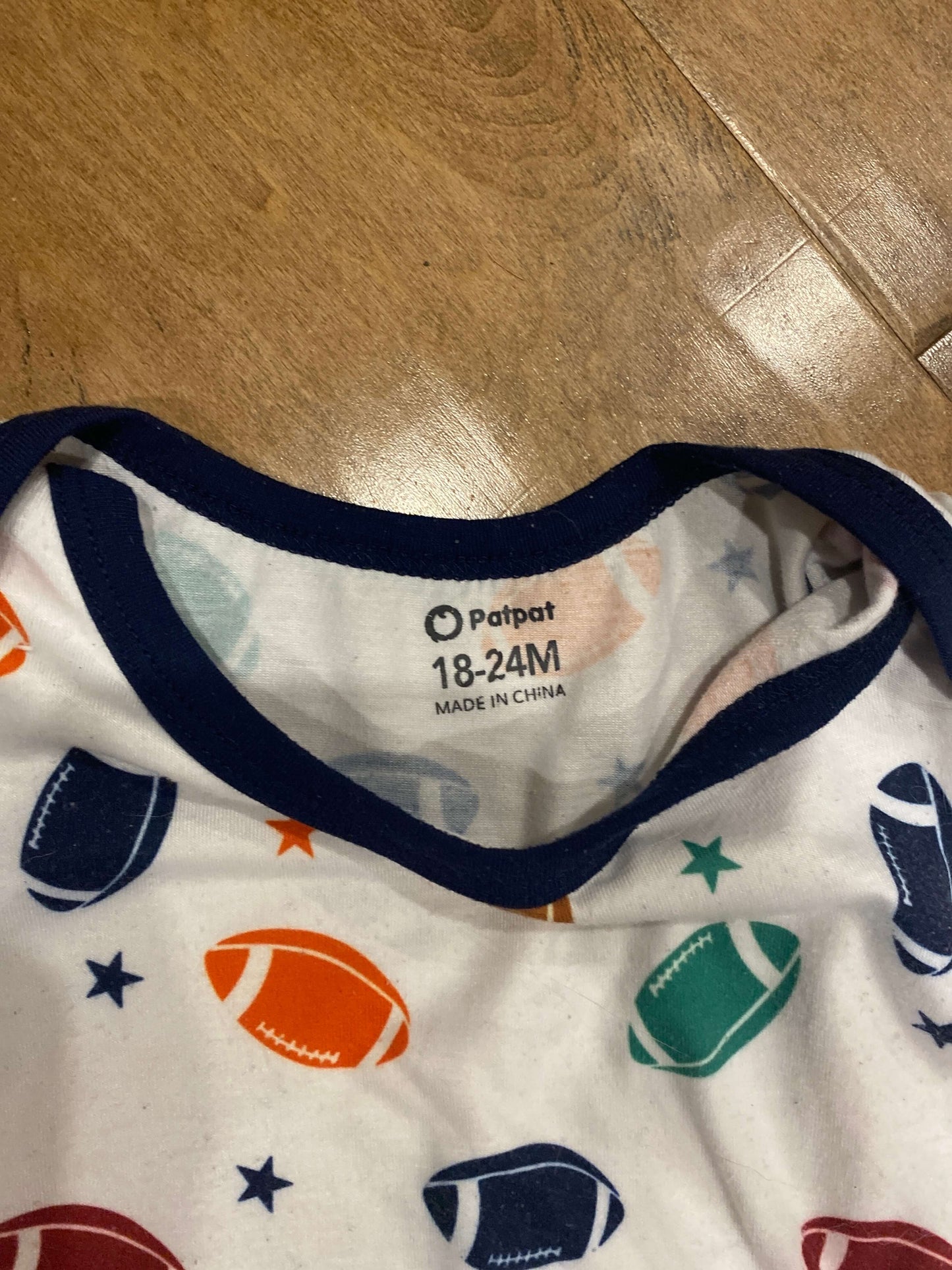 Pat Pat 18-24 month football outfit, Kids 24 Month (18-24M)