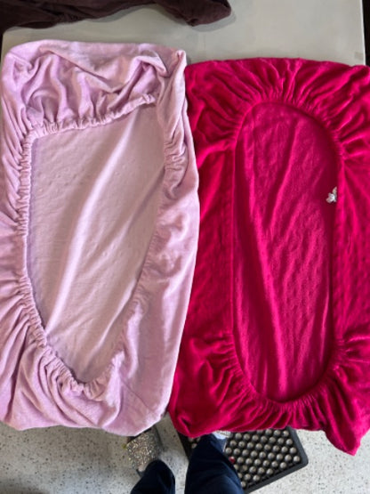 2 velvet washable change pad covers