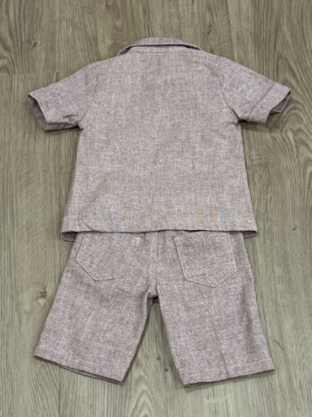 Boys short sleeve shirt, suit jacket & shorts, size 1, (12-18mos), EUC, Kids 18 Month (12-18M)