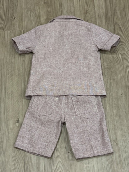 Boys short sleeve shirt, suit jacket & shorts, size 1, (12-18mos), EUC, Kids 18 Month (12-18M)
