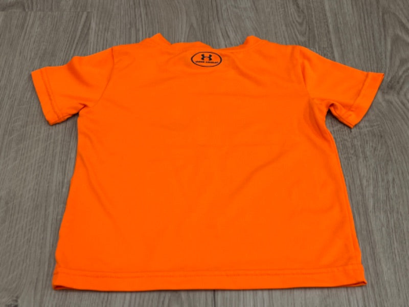Under Armour short set (Orange/Grey), size 18mos, EUC, Kids 18 Month (12-18M)