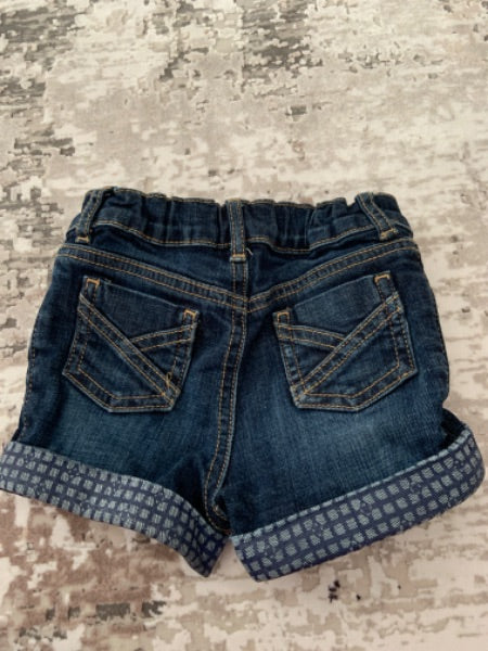 Tommy Hilfiger size 18 m Navy shirt with dark wash blue jeans short , Kids 18 Month (12-18M)