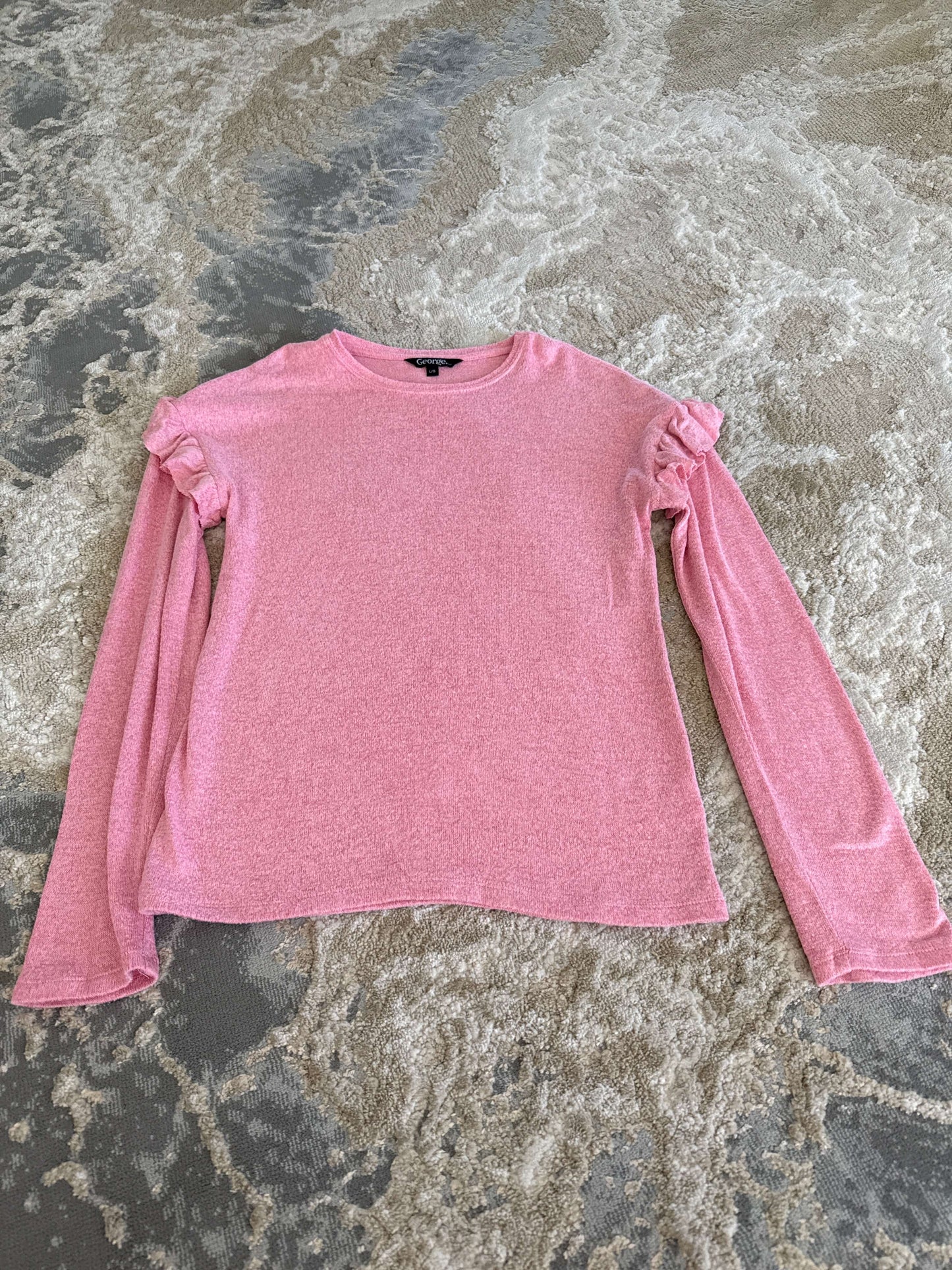 George size L pink soft light sweater