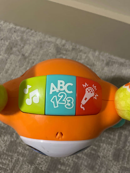 Fisher Price- DJ Bouncin beats toy - interactive light up toy.