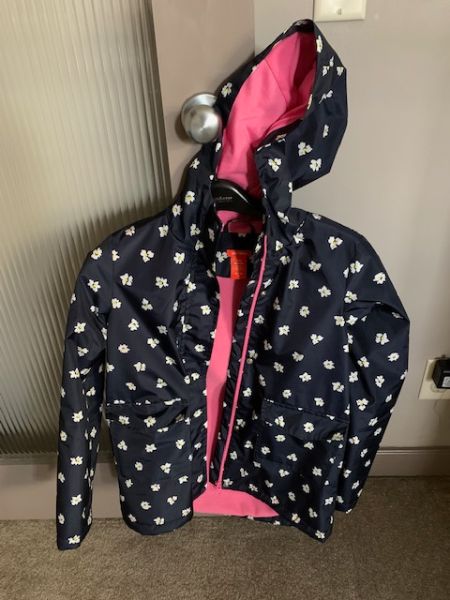 Fleece Lined Rain Coat Size 14 Joe Fresh