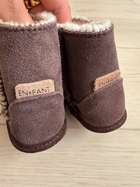 En Fant Leather Suede Boots, Shoes 2 (Baby: 0-12 mth)