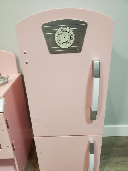 KidKraft 2-Piece Pink Wooden Play Kitchen, MSRP: $242