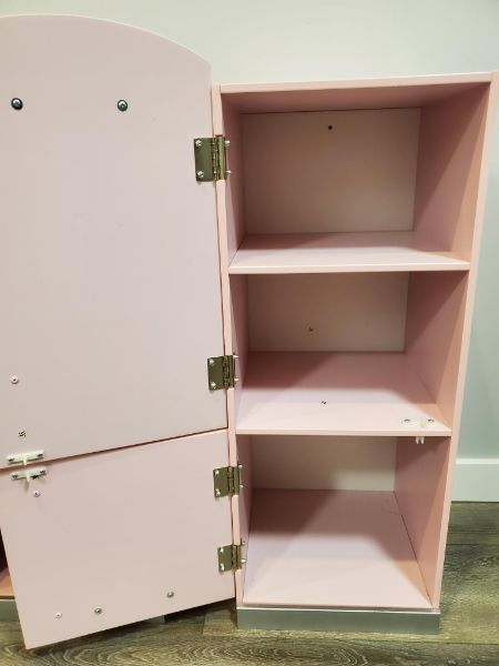 KidKraft 2-Piece Pink Wooden Play Kitchen, MSRP: $242