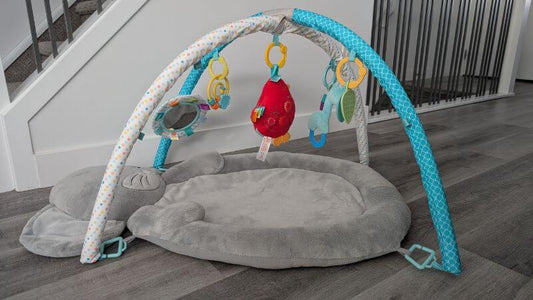 Bright Starts Elephant Activity Playmat Discovery Gym