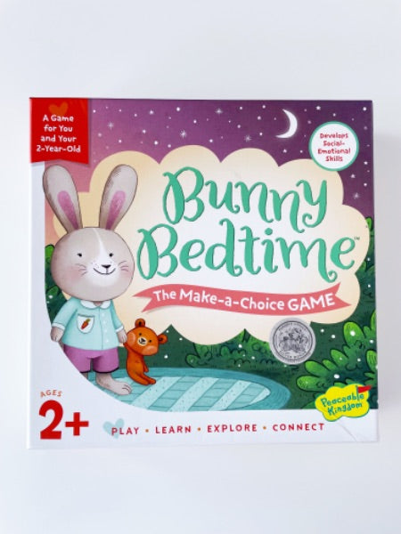 Bunny Bedtime cooperative board game for age 2+